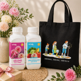 Dovanų rinkinys- maišelis ir trąšos