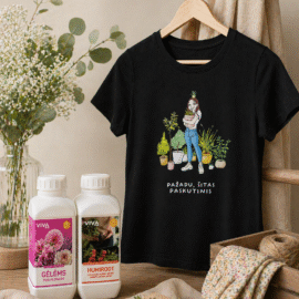 Dovanų rinkinys- marškinėliai ir trąšos